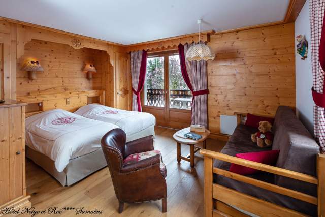 4-Sterne-Hotel Samoëns - Neige et Roc Samoëns - Zimmer